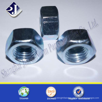 Cinc tamaño 3/4 &quot;asme b18.2.2 tuerca hexagonal